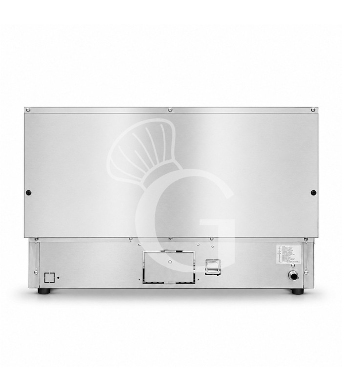 Freidora de sobremesa a gas con 2 cubetas, capacidad de 8 LT + 8 LT 12,6 kW