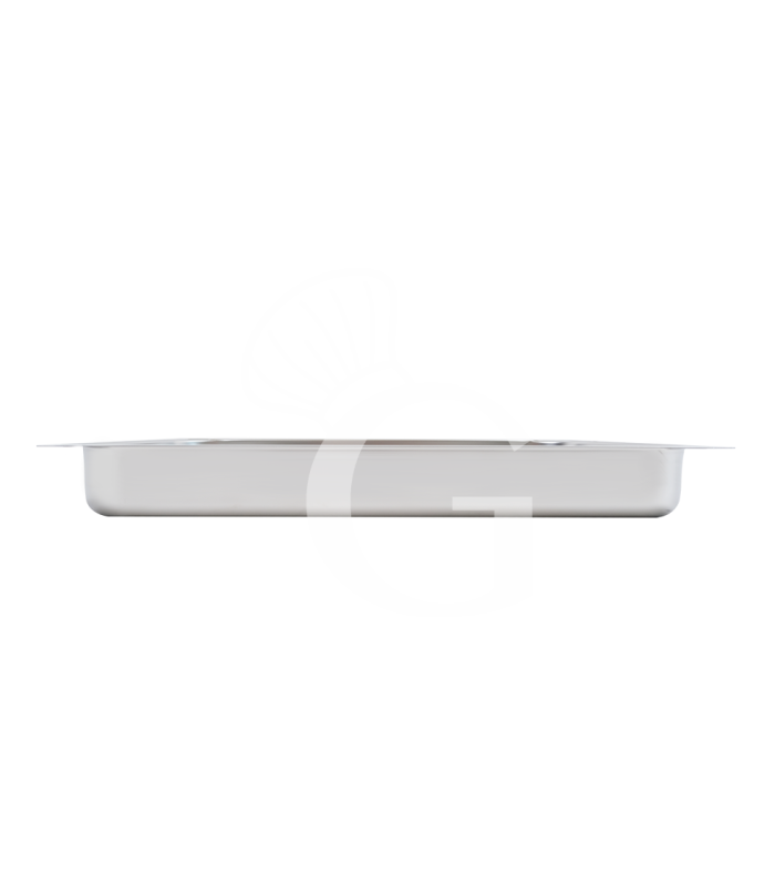 Teglia Rettangolare in acciaio inox GN1/1 L 530 mm x P 325 mm x H 65 mm