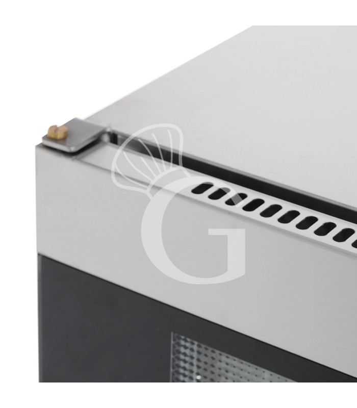 Horno eléctrico de convección-vapor, pantalla táctil, humidificador, 10 bandejas GN1/1 o 600x400 mm sistema de lavado automático