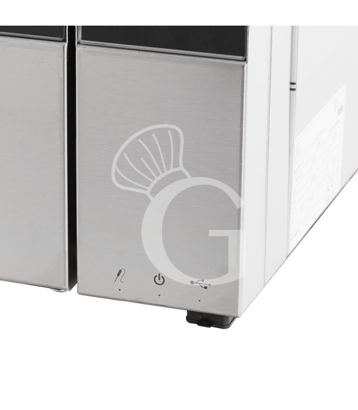 Horno eléctrico de convección-vapor, pantalla táctil, humidificador, 10 bandejas GN1/1 o 600x400 mm sistema de lavado automático