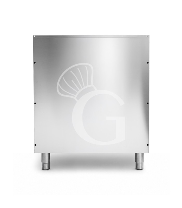 Cocina profesional de gas 4 fuegos con horno a gas profundidad 650 mm