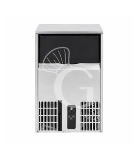 Máquina de hielo monofásica kg 40/24h cubito macizo versión con refrigeración por agua