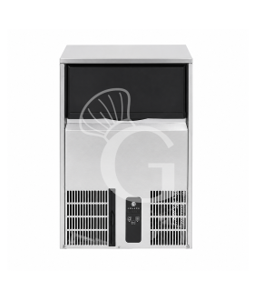 Máquina de hielo monofásica kg 50/24h cubito macizo versión con refrigeración por agua