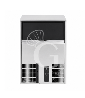 Maquina de hielo monofásico KG 60/24H cubito macizo refrigeración por agua
