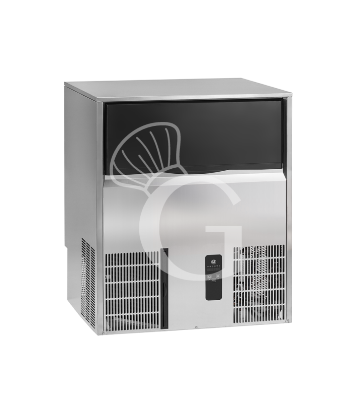 Máquina de hielo monofásica kg 165/24 h, cubito macizo, refrigeración por agua