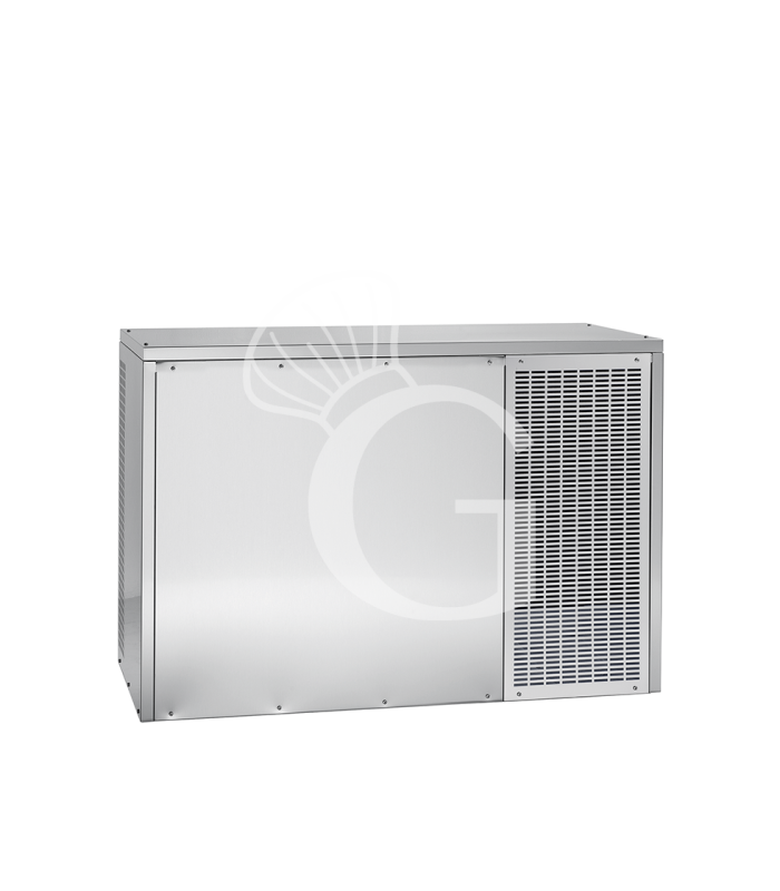 Máquina de hielo monofásica 300 kg/24 h, cubito macizo, refrigeración por agua