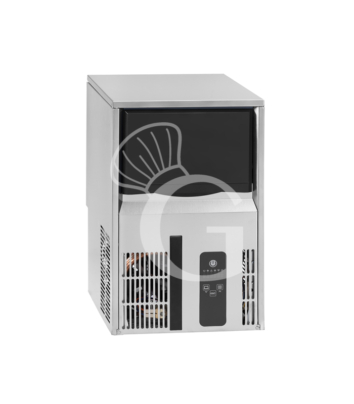 Máquina de hielo monofásica kg 30/24h cubito macizo refrigeración por aire