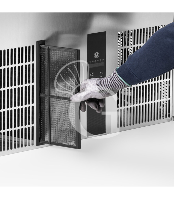 Máquina de hielo monofásica kg 60/24h cubito macizo versión con refrigeración por aire