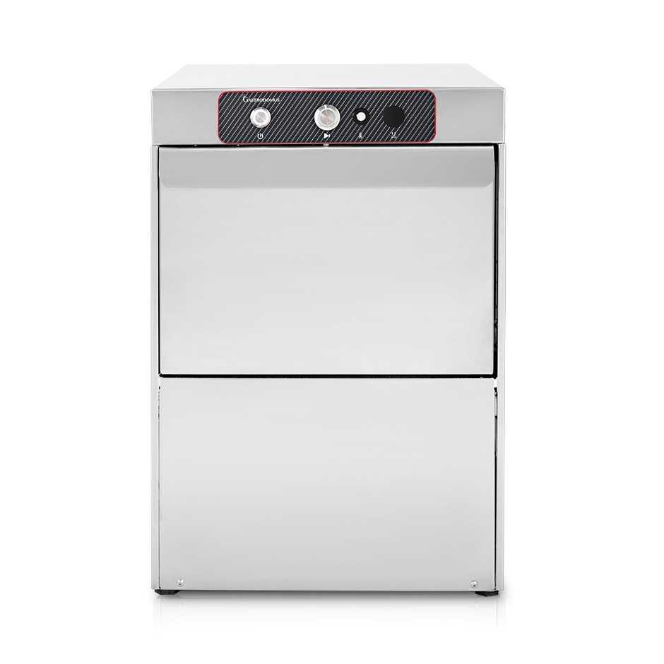 Lavavasos profesional Ø350 mm H210 electromecánico monofásico con dosificador detergente y abrillantador
