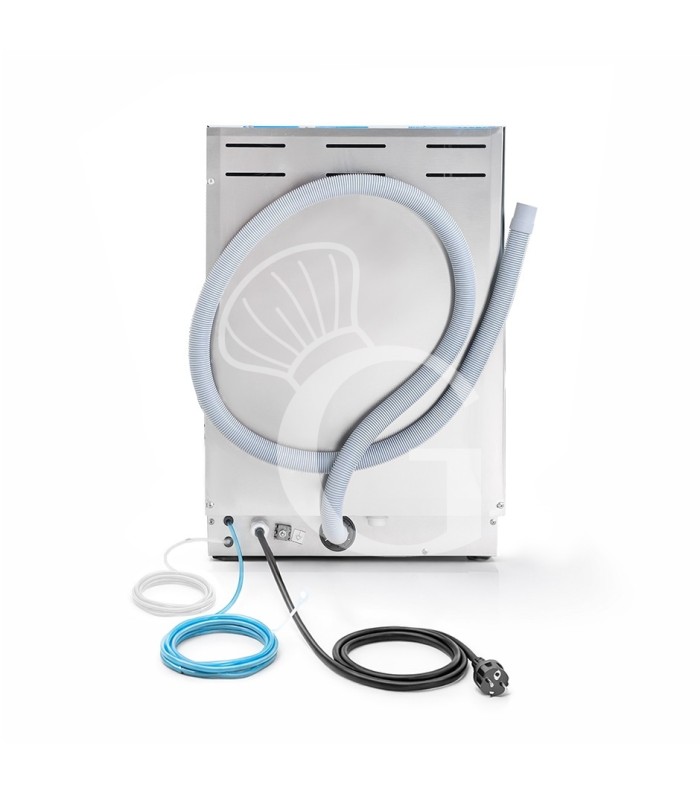 Lavavasos profesional Ø400 mm H270 electromecánico monofásico con dosificador abrillantador y detergente