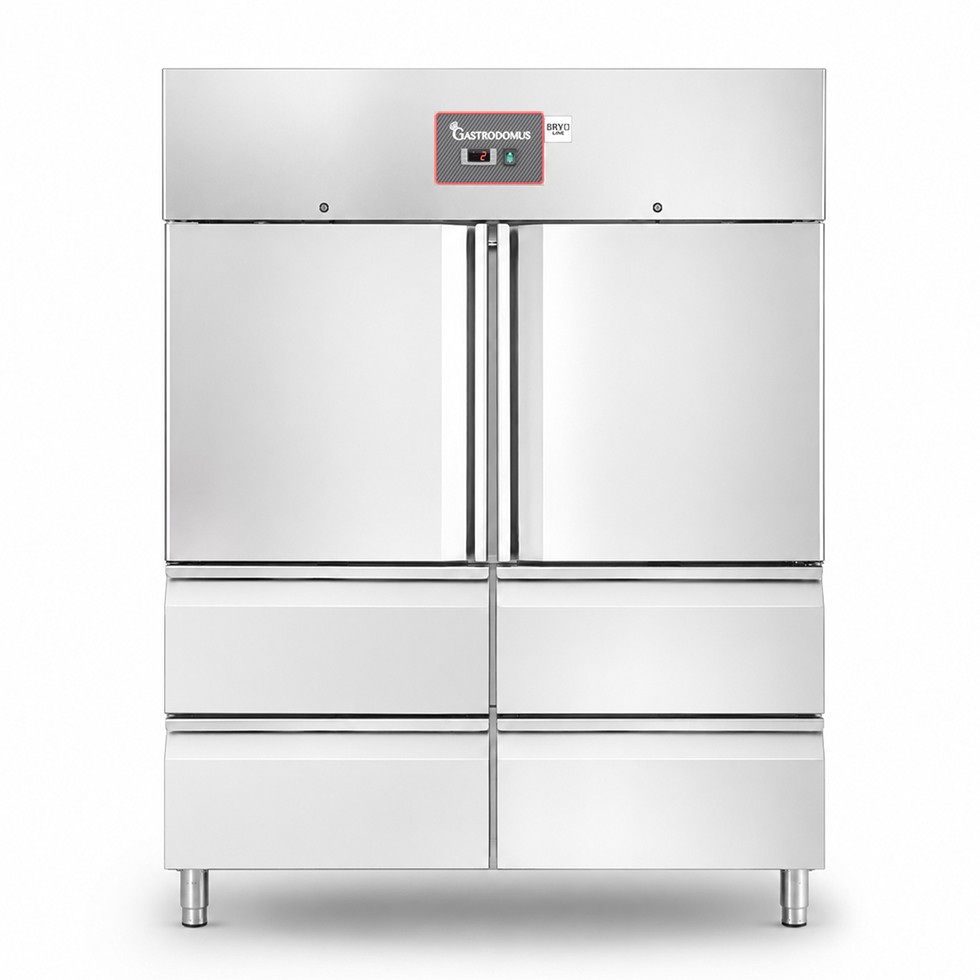 Armario refrigerado ventilado con 2 puertas y 4 cajones, –2 °C/+8 °C - 1333 L - clase energética E