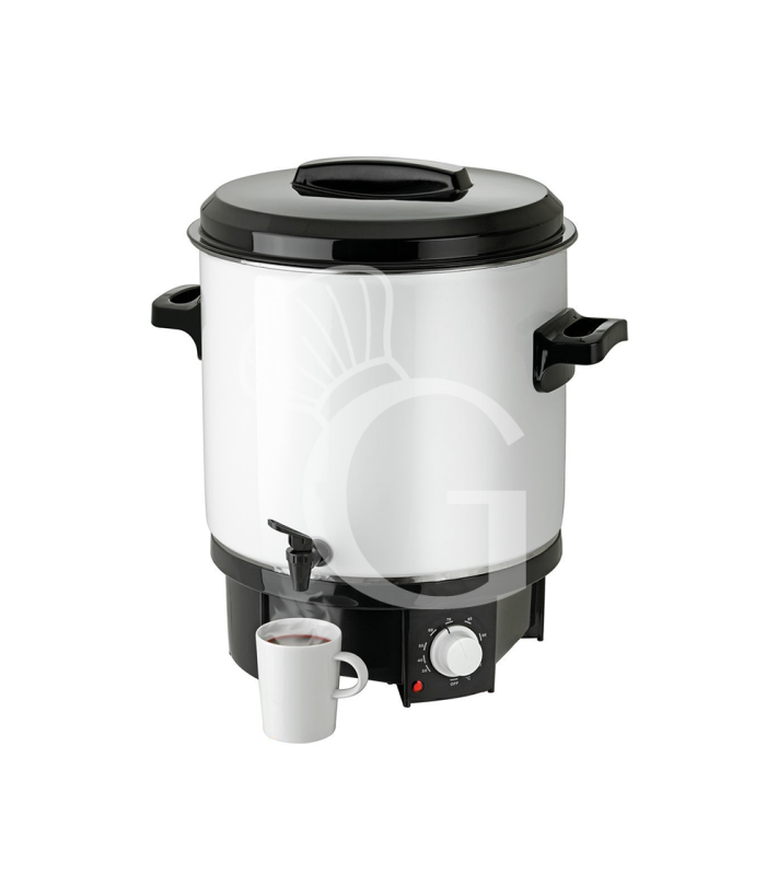 Olla calentadora para vino caliente con control de temperatura de +30°C a +100°C