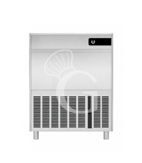 Máquina de hielo monofásica, 90 kg/24 h, cubito hueco, refrigeración por agua