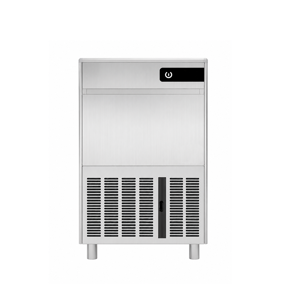 Máquina de hielo monofásica, 25 kg/24 h, cubito hueco, refrigeración por aire