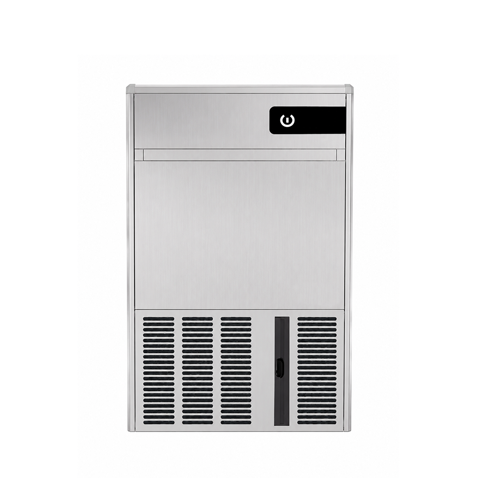 Máquina de hielo monofásica, 35 kg/24 h, cubito hueco, refrigeración por aire
