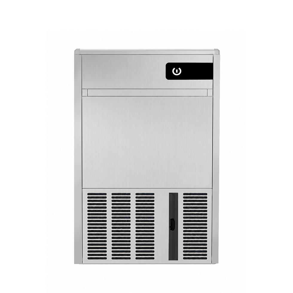 Máquina de hielo monofásica 45 kg/24 h cubito hueco refrigeración por aire