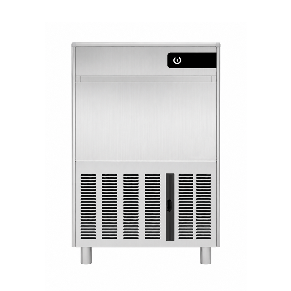 Máquina de hielo monofásica, 60 kg/24 h, cubito hueco, refrigeración por aire