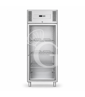 Armario Refrigerado ventilado con puerta de vidrio L -18°C/-22°C 650 LT