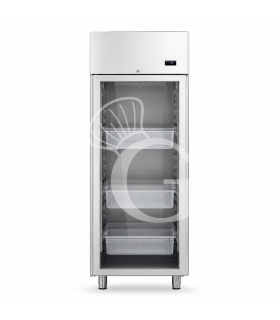 Armario Refrigerado ventilado para pescado y productos lácteos -5/+10°C 700 LT Puerta de vidrio
