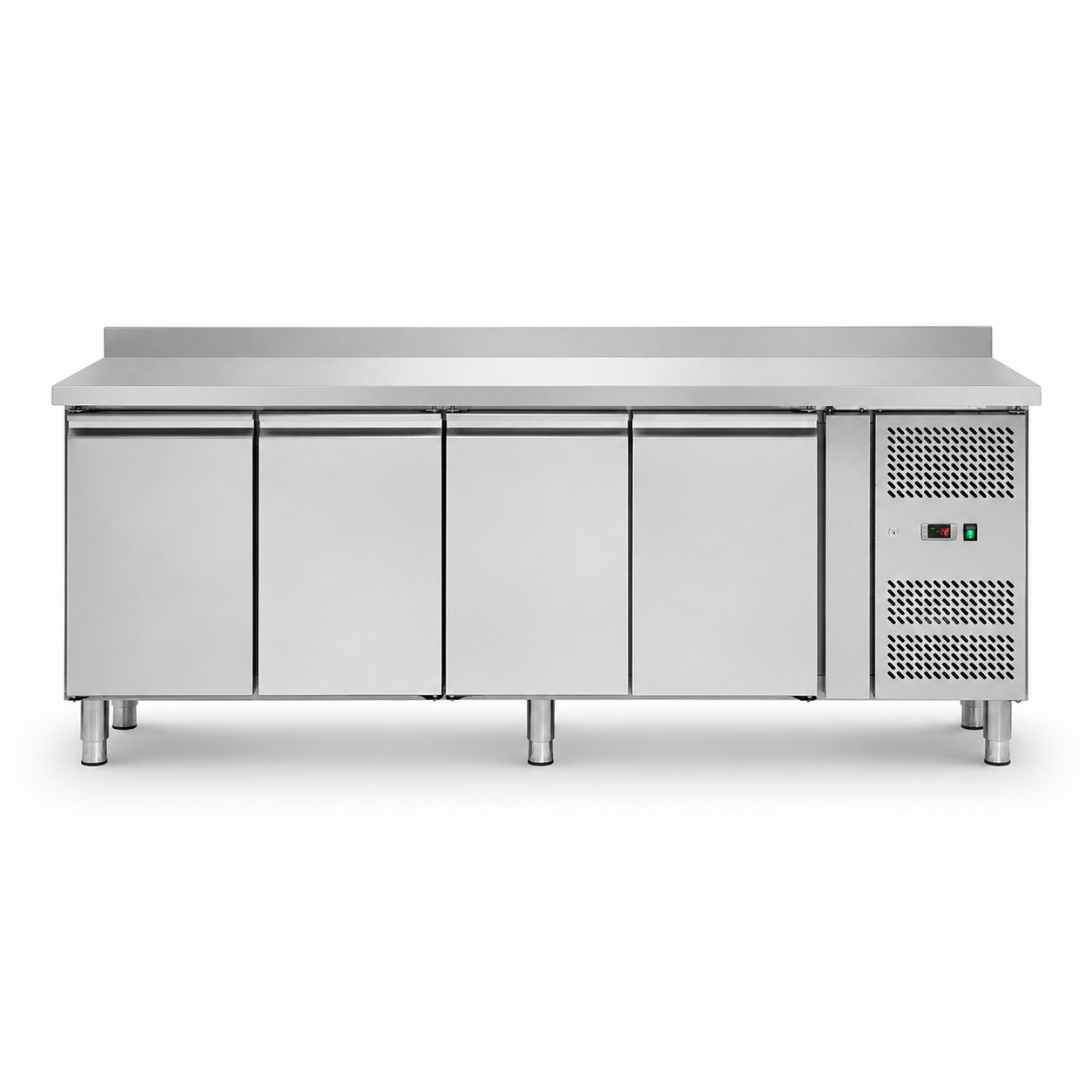 Mesa Refrigerada 4 puertas Peto 600 mm de profundidad temperatura -2°C/+8°C - clase de eficiencia energética C