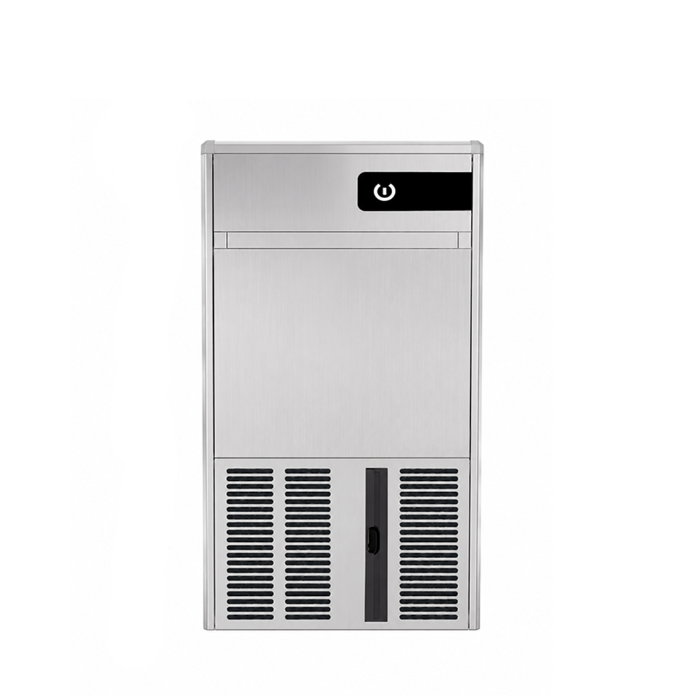 Máquina de hielo monofásica, 20 kg/24 h, cubito hueco, refrigeración por aire