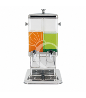 Dispensador de bebidas doble 5+5 LT L 320 mm x P 320 mm x A 580 mm