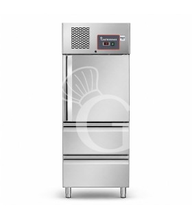 Armario congelador ventilado con 1 puerta y 2 cajones, –18 °C / –22 °C - 650 L - clase energética D