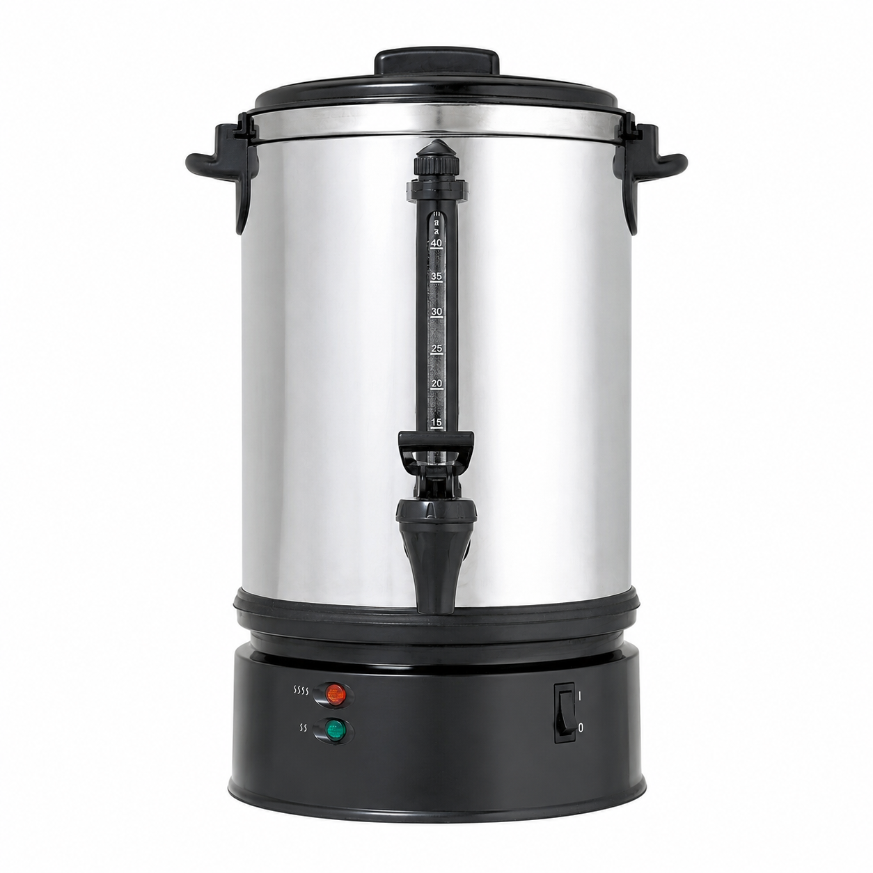 Dispensador de café caliente de ABS y acero inoxidable 7 LT 40 tazas diámetro 290 mm x 440 mm