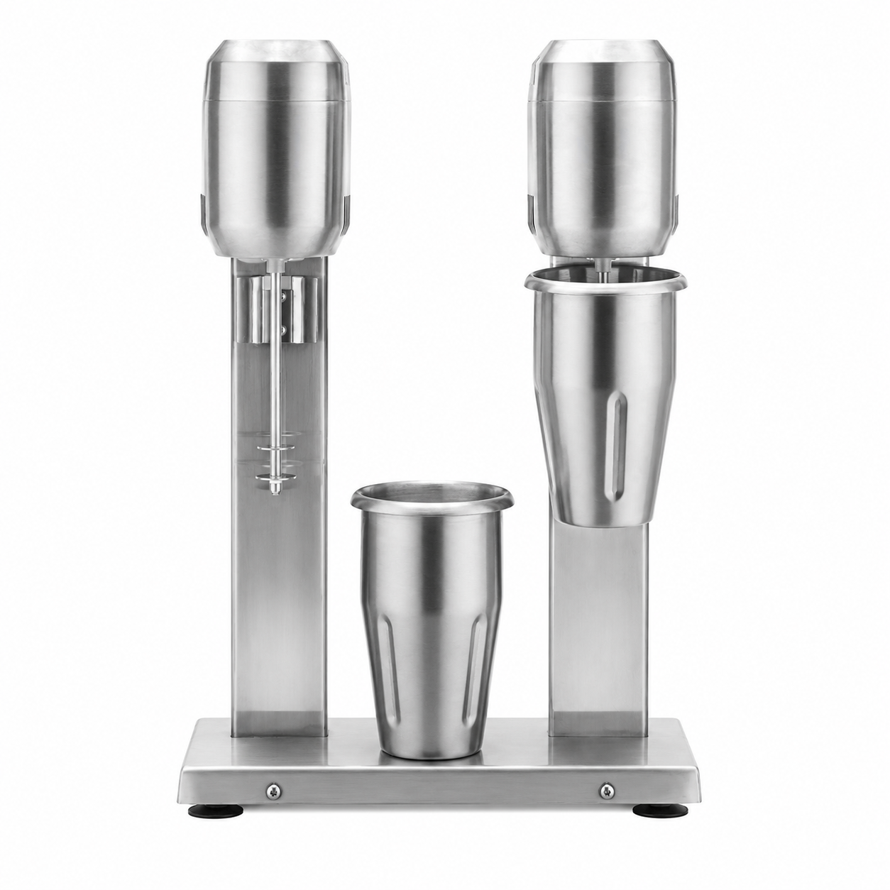 Batidora con 2 vasos de acero inox 0,4+0,4 kw L330 x P160 mm x H 500 mm