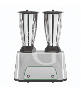 Licuadora 2 vasos de acero inoxidable 1,5 LT + 1,5 LT 350 W + 350 W L 380 mm x P 210 mm x A 490 mm