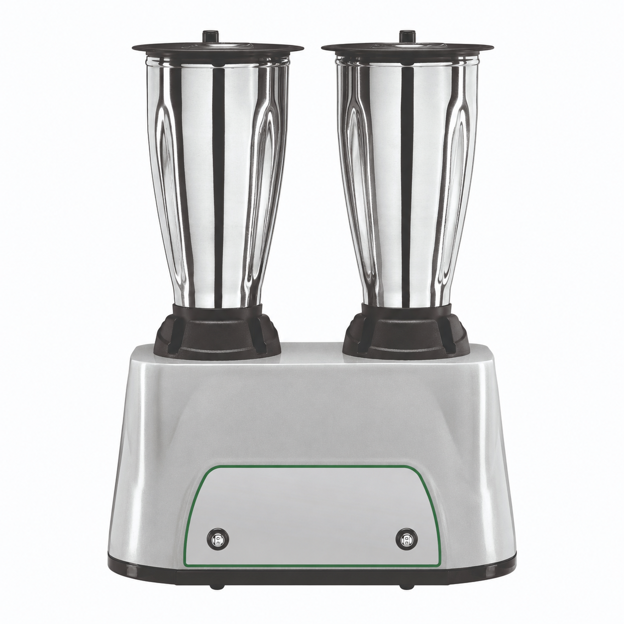 Licuadora 2 vasos de acero inoxidable 1,5 LT + 1,5 LT 350 W + 350 W L 380 mm x P 210 mm x A 490 mm