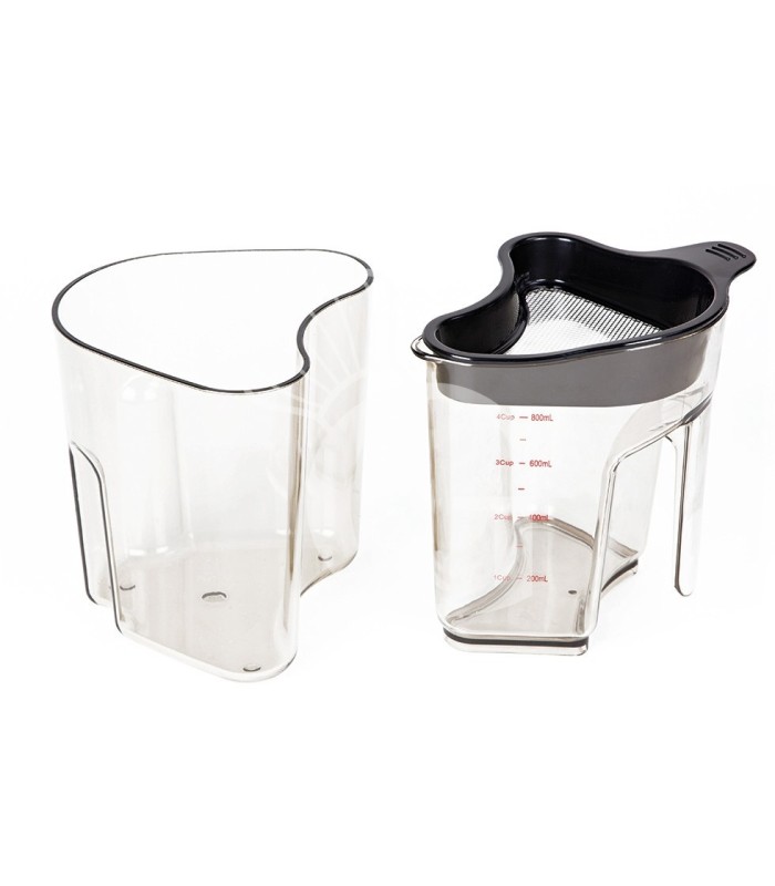 Extractor de jugo de baja velocidad compacto 0,25 kW, 45 rpm