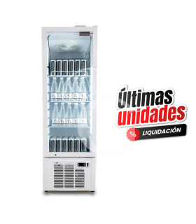 Frigo bebidas ventilado 1 puerta 189 LT 2ºC/+8ºC Color blanco