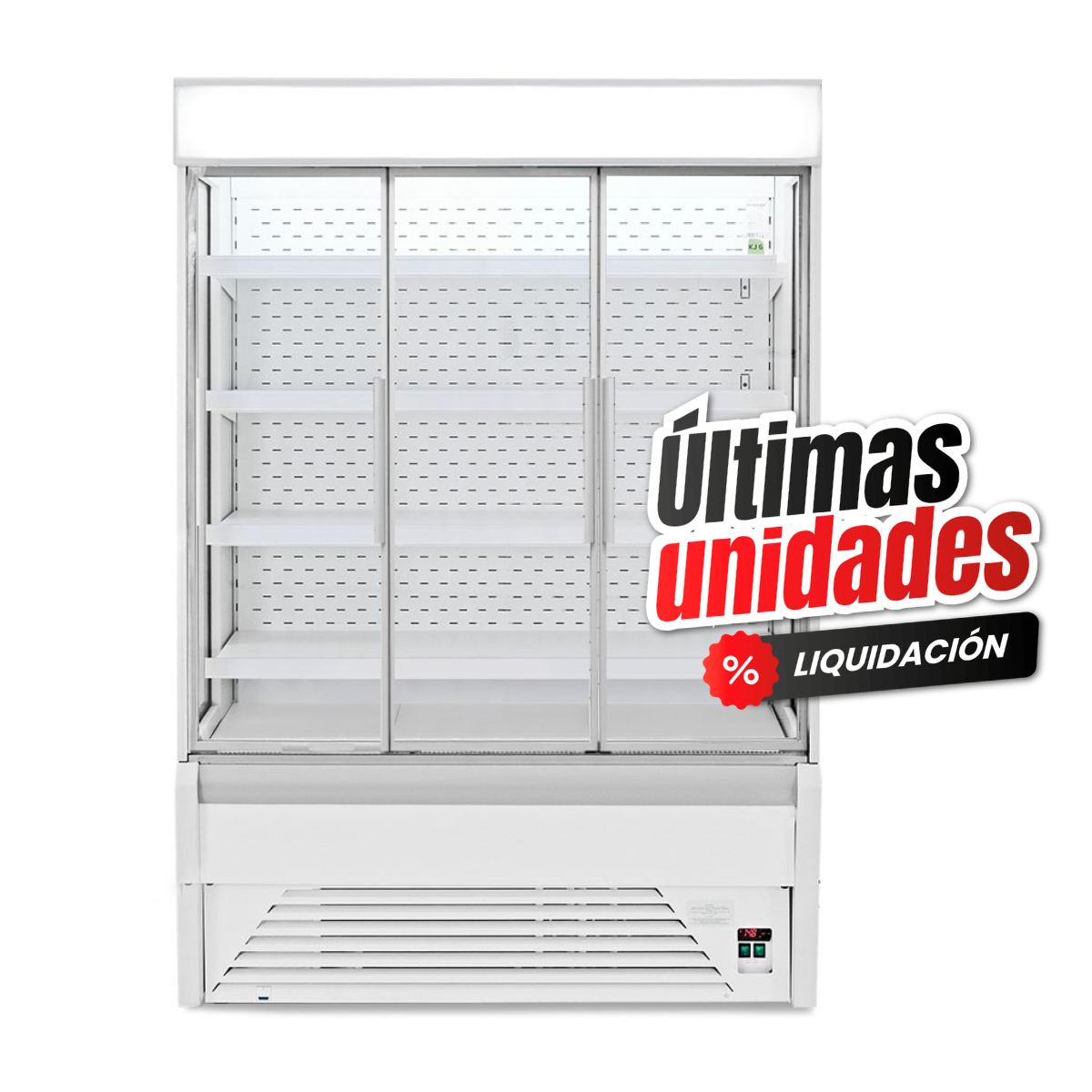 Vitrina Mural Refrigerada serie Ettore con puertas batientes Temperatura +1°/+10°C L 1940 mm