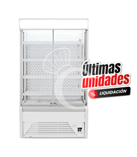 Vitrina Mural Refrigerada serie Ettore con puertas correderas Temperatura +1°/+10°C L 1330 mm