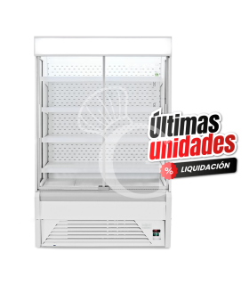 Vitrina Mural Refrigerada serie Ettore con puertas correderas Temperatura +1°/+10°C L 1630 mm