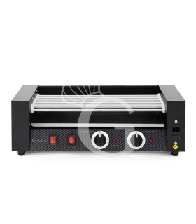 Asador de salchichas 1400 W 5 rodillos L 580 mm x P 250 mm x A 190 mm