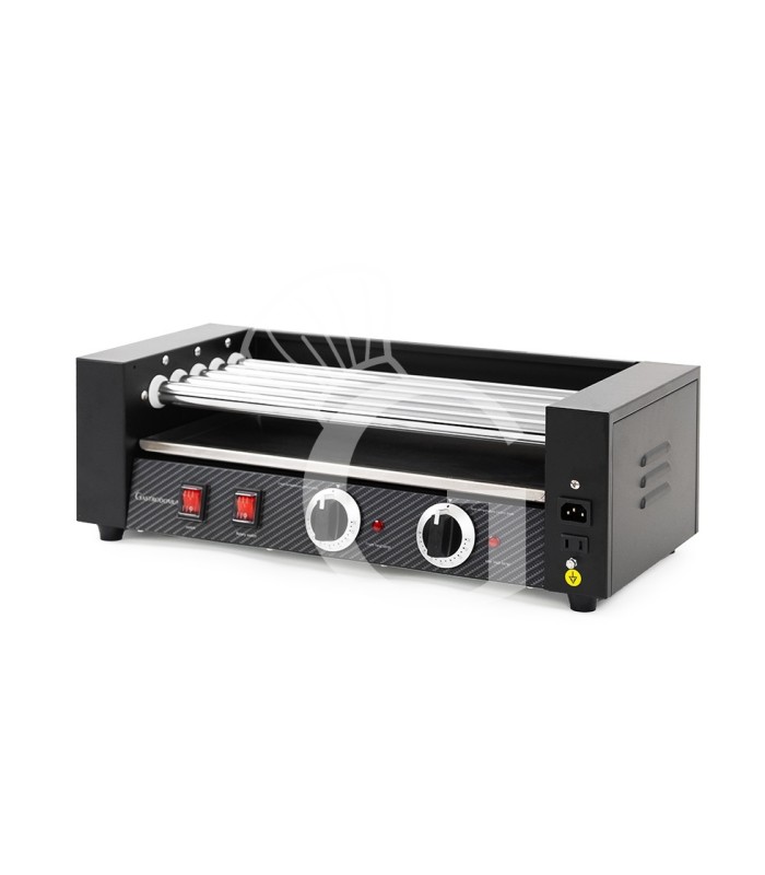 Asador de salchichas 1400 W 5 rodillos L 580 mm x P 250 mm x A 190 mm