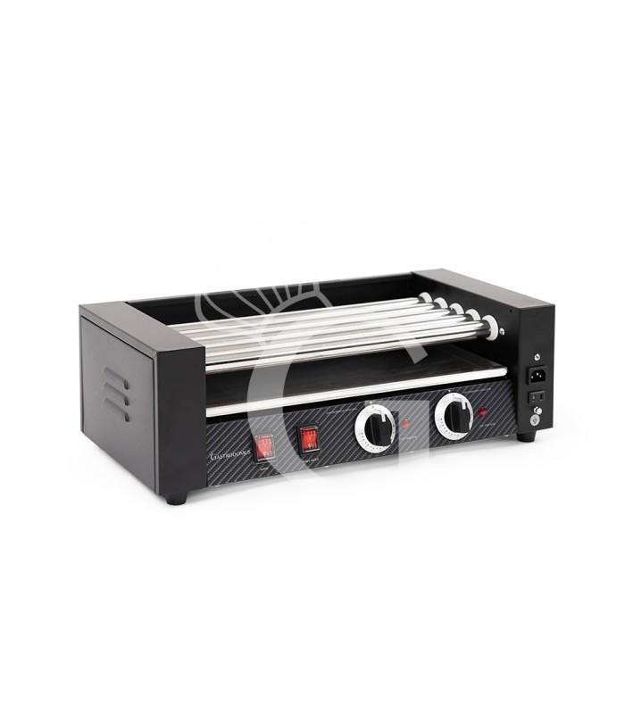 Asador de salchichas 1400 W 5 rodillos L 580 mm x P 250 mm x A 190 mm
