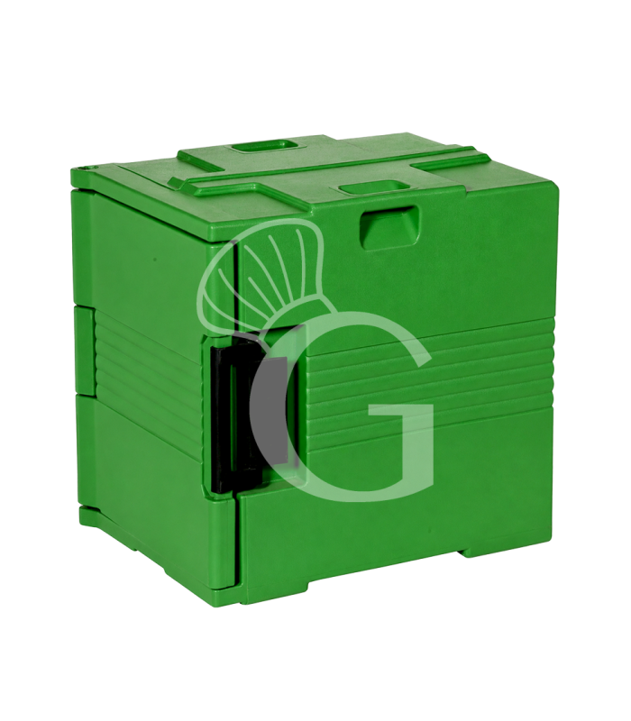 Contenedor isotérmico para cubetas gastronorm con abertura frontal L 465 mm x P 610 mm x A 650 mm