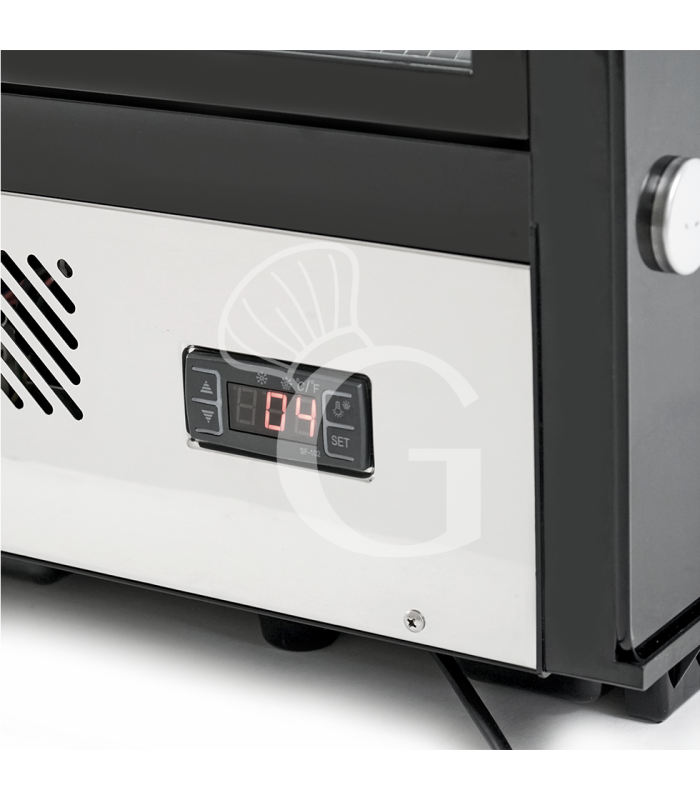 Vitrina refrigerada de sobremesa 160 LT 0°C/+12°C  L 880 mm x P 568 mm x A 686 mm