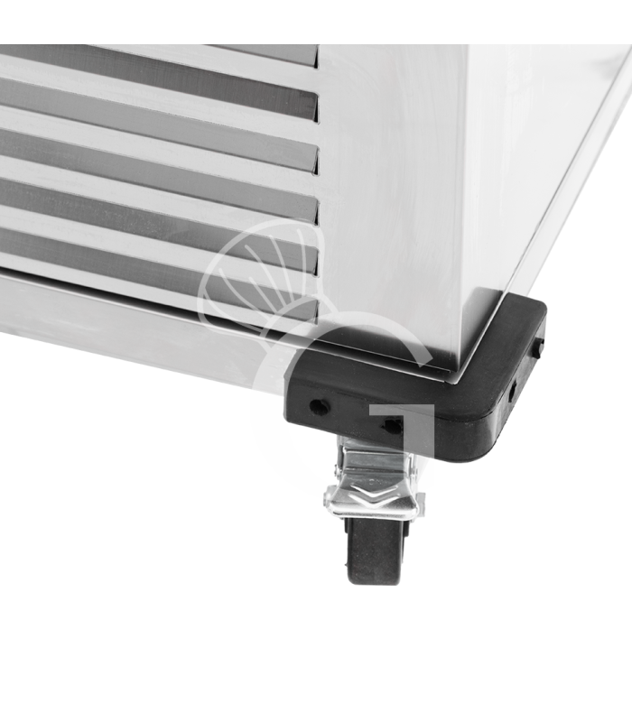 Carro refrigerado 20 GN 2/1 portabandejas, 540 litros, acero inoxidable AISI 304 con ruedas