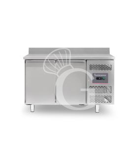Mesa refrigerada 2 puertas con alzatina 0°C/+8°C – Clase energética A – Profundidad 600 mm