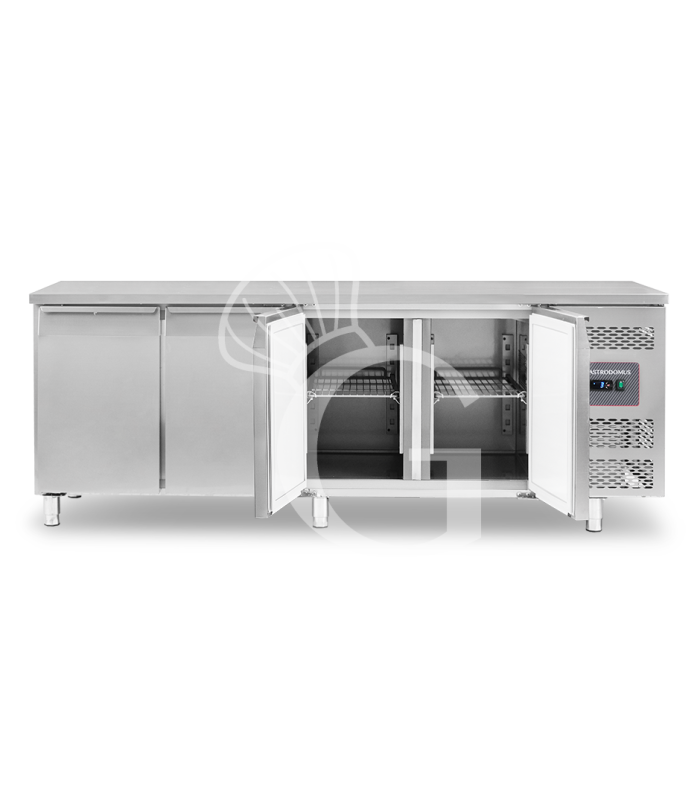Mesa refrigerada 4 puertas 0°C/+8°C – Clase energética A – Profundidad 600 mm