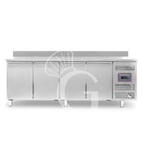 Mesa refrigerada 4 puertas con alzatina 0°C/+8°C – Clase energética A – Profundidad 600 mm