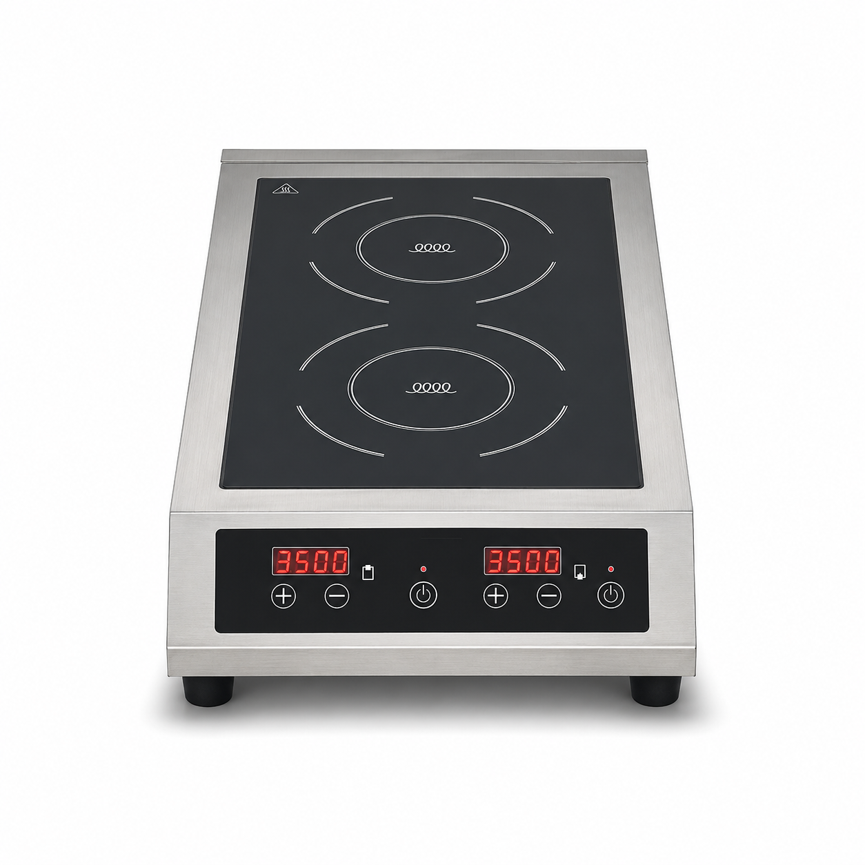 Placa de inducción 2 zonas de cocción Ø 200/220 mm – 3500 W + 3500 W