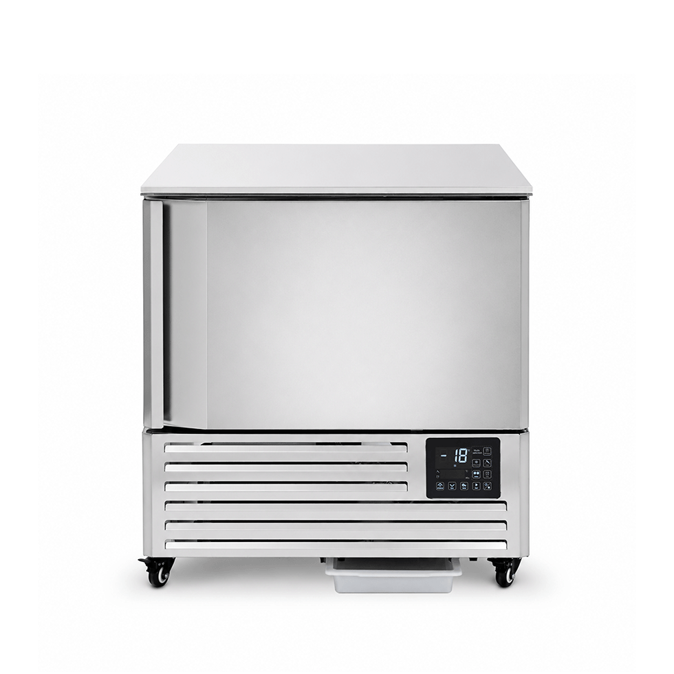 Abatidor de temperatura profesional 5 bandejas GN 1/1 o 600×400, –18°/+3°C