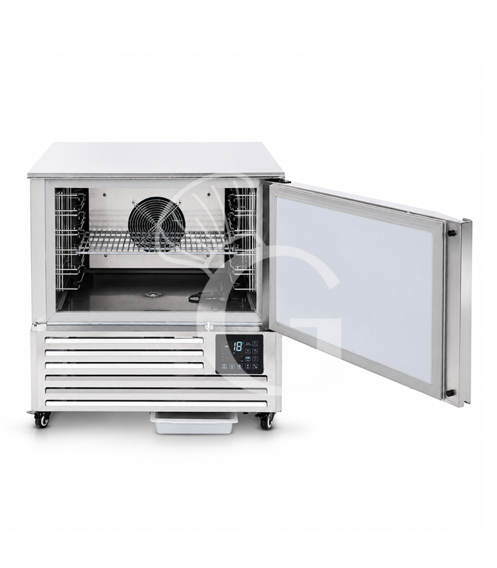 Abatidor de temperatura profesional 5 bandejas GN 1/1 o 600×400, –18°/+3°C