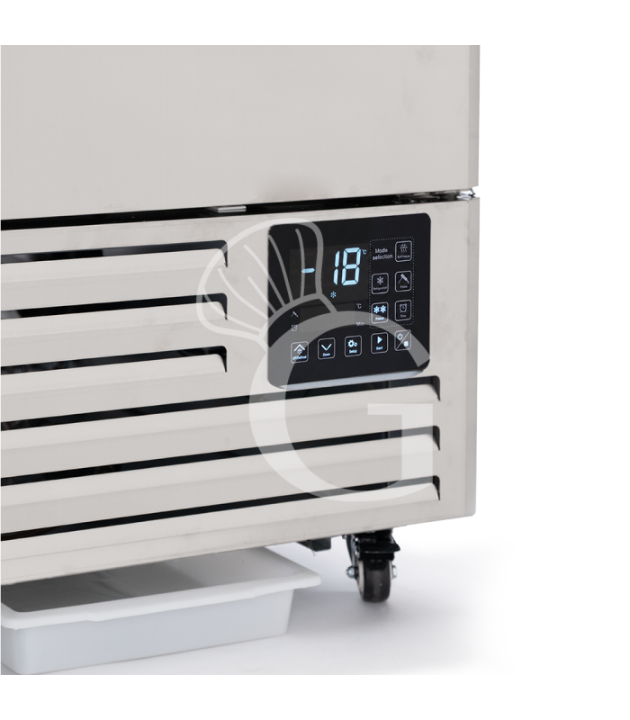 Abatidor de temperatura profesional 5 bandejas GN 1/1 o 600×400, –18°/+3°C