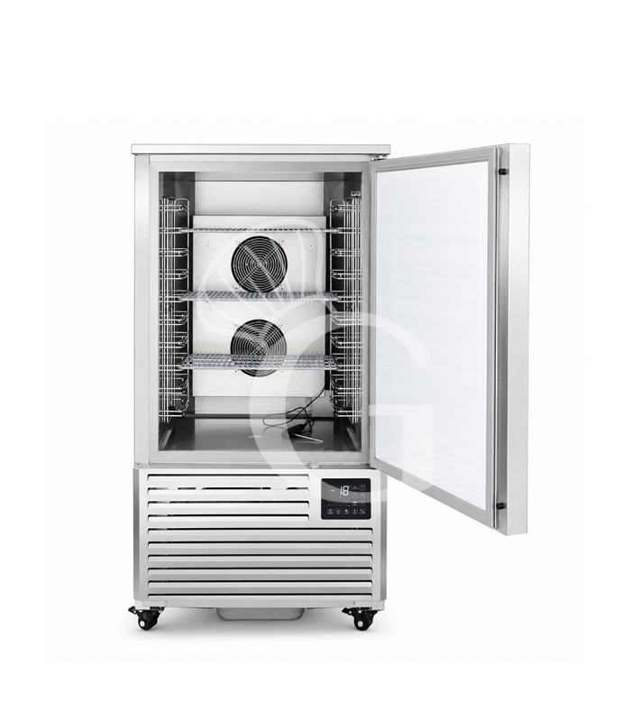 Abatidor de temperatura profesional 10 bandejas GN 1/1 o 600×400, –18°/+3°C